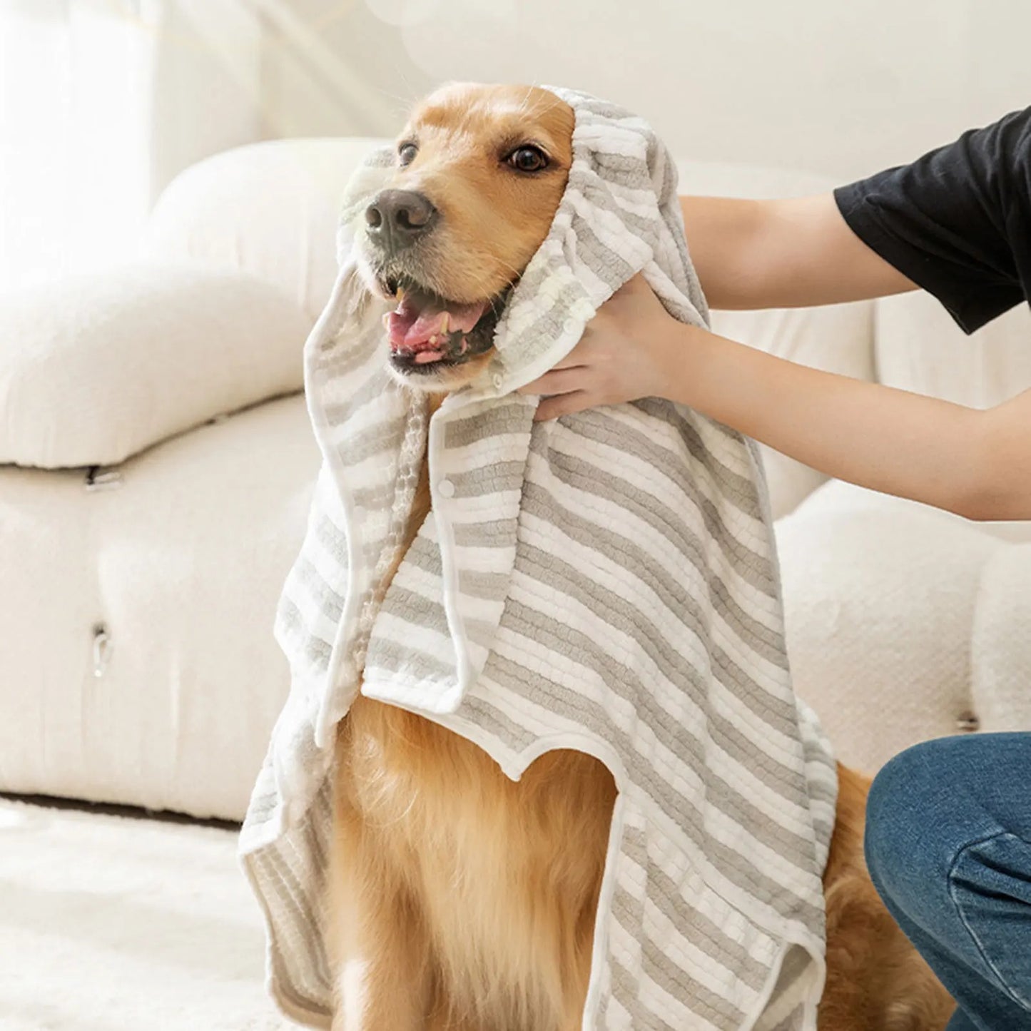 Ultra-Absorbent Dog Bath Towel