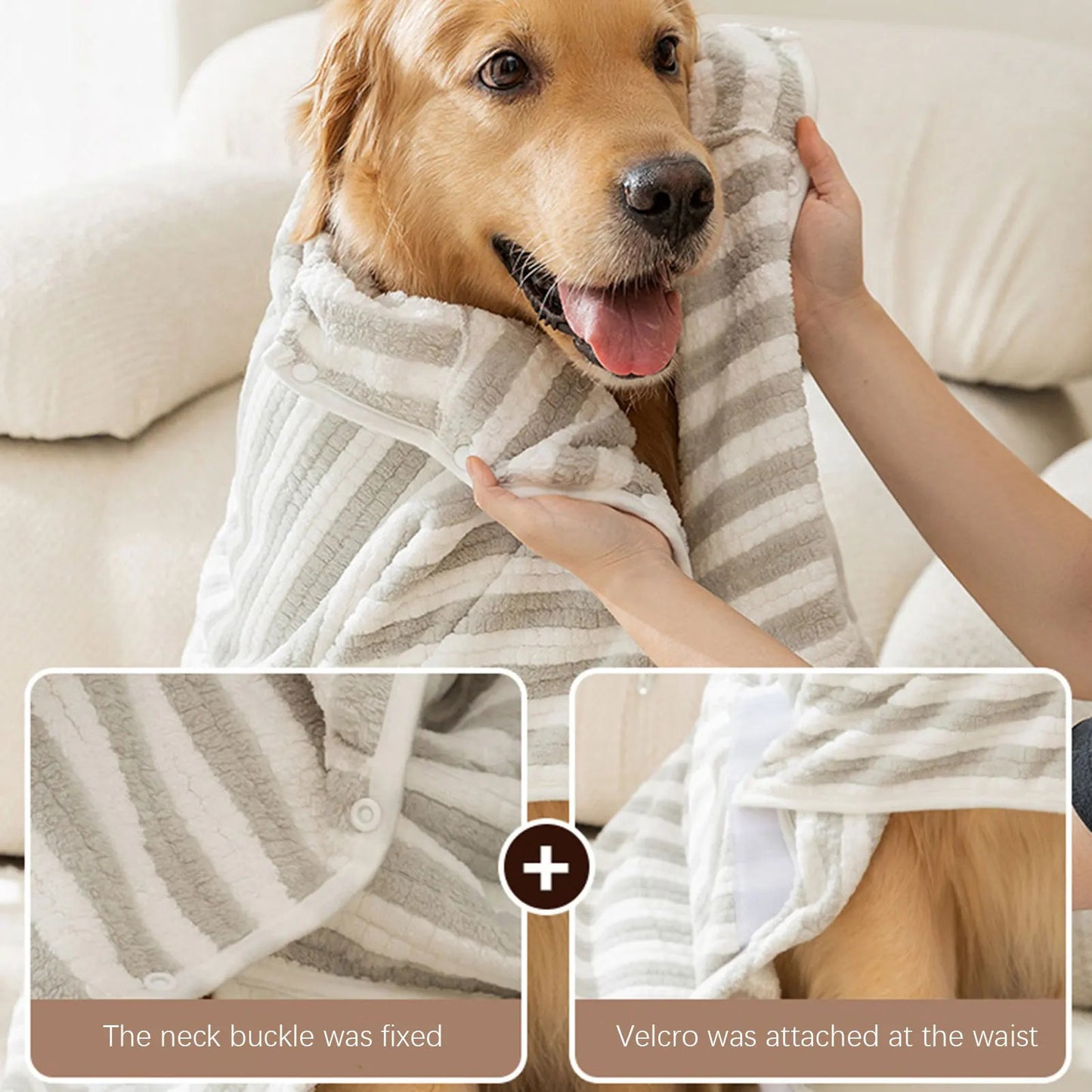 Ultra-Absorbent Dog Bath Towel