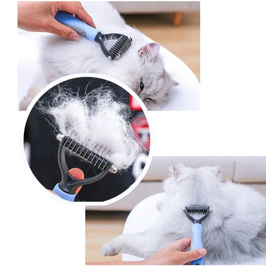 Pet Deshedding Grooming Brush