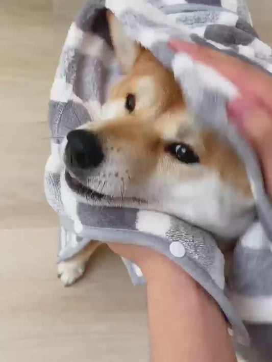 Ultra-Absorbent Dog Bath Towel